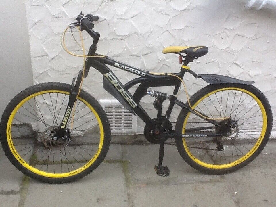 boss black gold bike